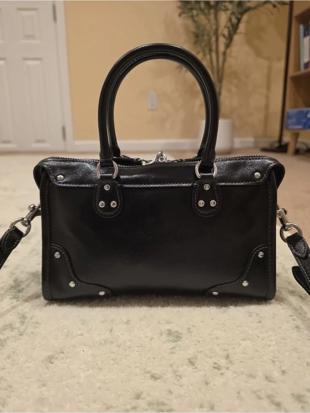 Coach structured black